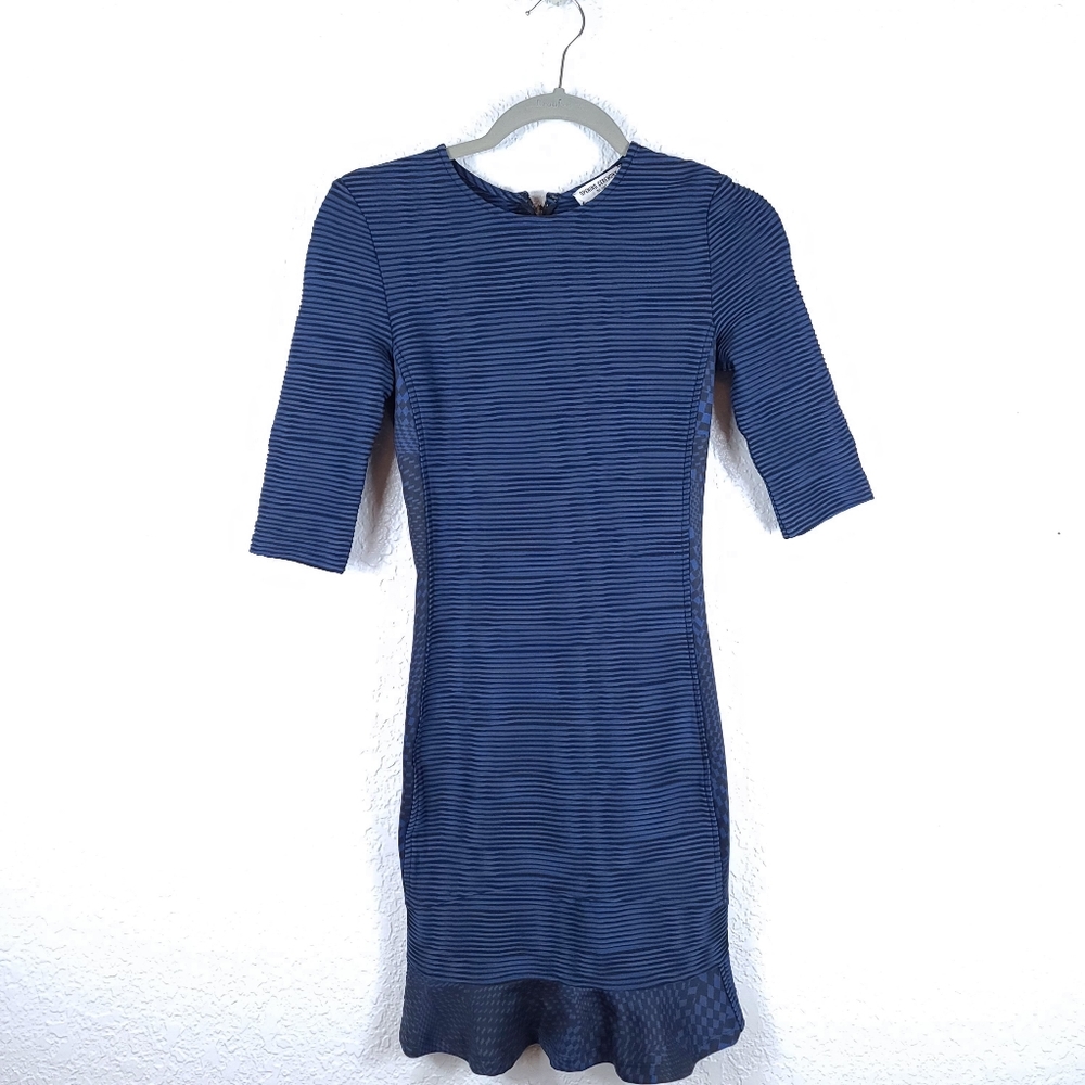 Opening Ceremony Lotus Bodycon Ruffle Hem Dress